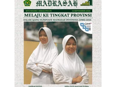 Ukir Prestasi Membanggakan, Siswa MTsN 1 Simalungun Raih Juara 2 OMI Tingkat Kabupaten dan Melaju ke Tingkat Provinsi