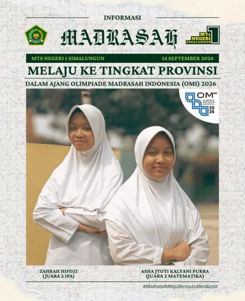 Ukir Prestasi Membanggakan, Siswa MTsN 1 Simalungun Raih Juara 2 OMI Tingkat Kabupaten dan Melaju ke Tingkat Provinsi
